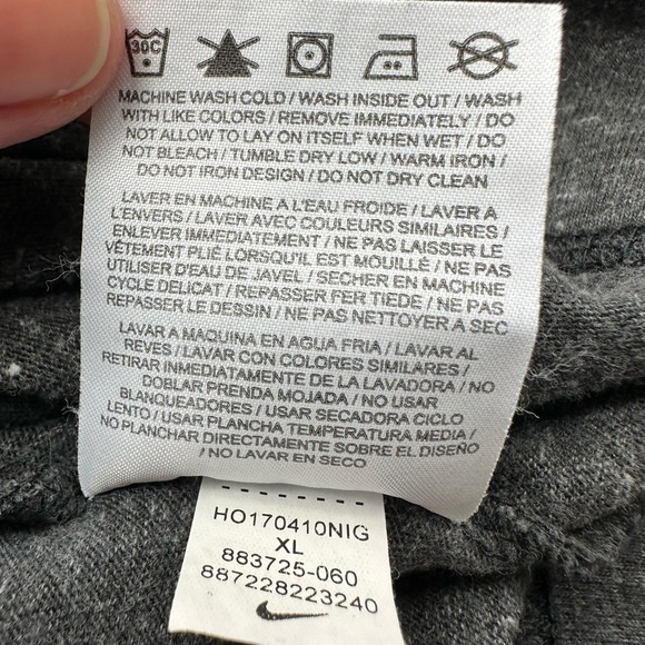 Nike Just Do It Grey Vintage Heathered Top Sweatshirt Style Size XL - Picture 12 of 16